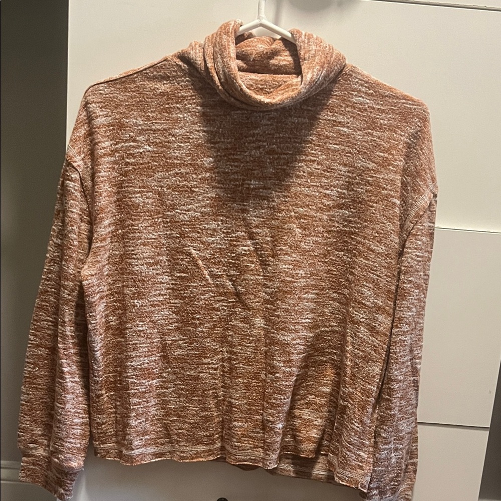 Universal Thread Women's Cowl Neck Sweater in Brown